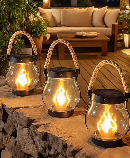ZERMAA™ Solar Flame Lantern