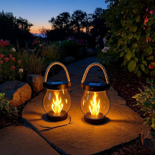 ZERMAA™ Solar Flame Lantern