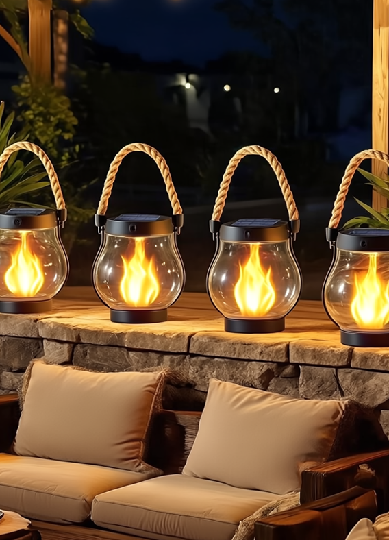 ZERMAA™ Solar Flame Lantern